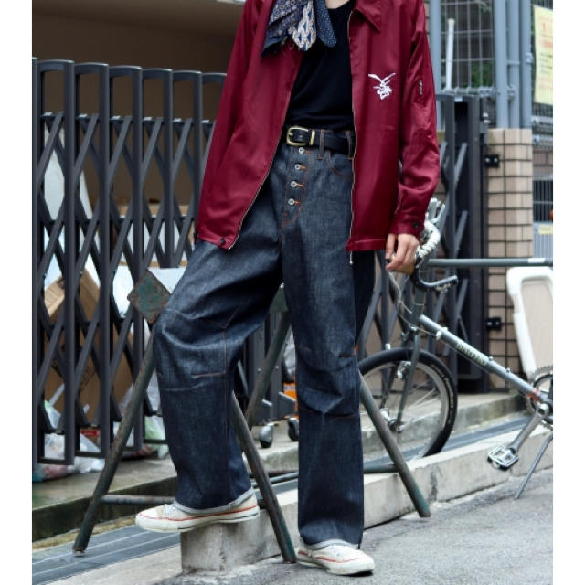 JOHN LAWRENCE SULLIVAN(ジョンローレンスサリバン)のSUGARHILL SELVAGE CONSTRUCTED DENIM PANT メンズのパンツ(デニム/ジーンズ)の商品写真