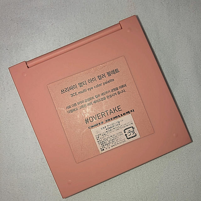 3ce(スリーシーイー)の3CE ピンク系アイシャドウパレット コスメ/美容のベースメイク/化粧品(アイシャドウ)の商品写真