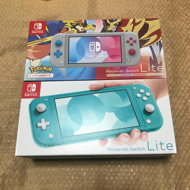 Nintendo Switch Lite ザシアン・ザマゼンタ ターコイズ 2機 Nintendo Switch Lite ザシアン・ザマゼンタ ターコイズ 2機