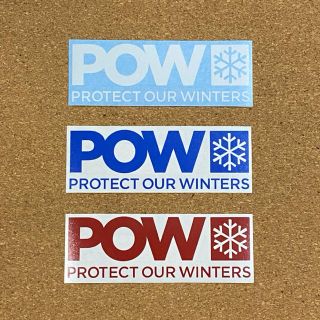 バートン(BURTON)のPOW PROTECT OUR WINTERS ステッカー 3枚セット1(その他)