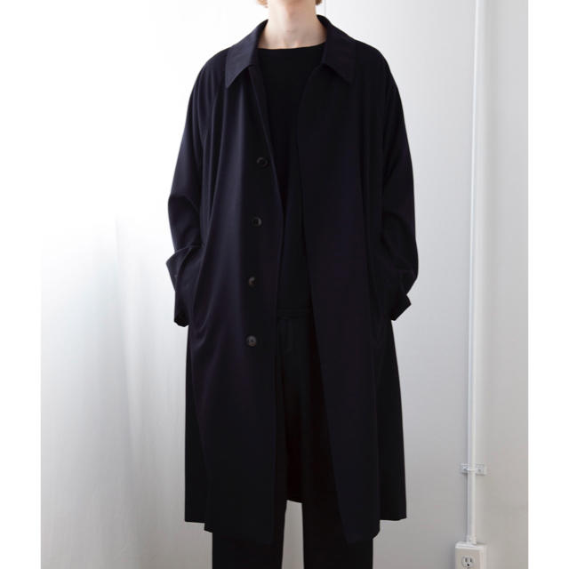 【20ss/新品】comoli バルカラーコート ウールギャバ サイズ 1