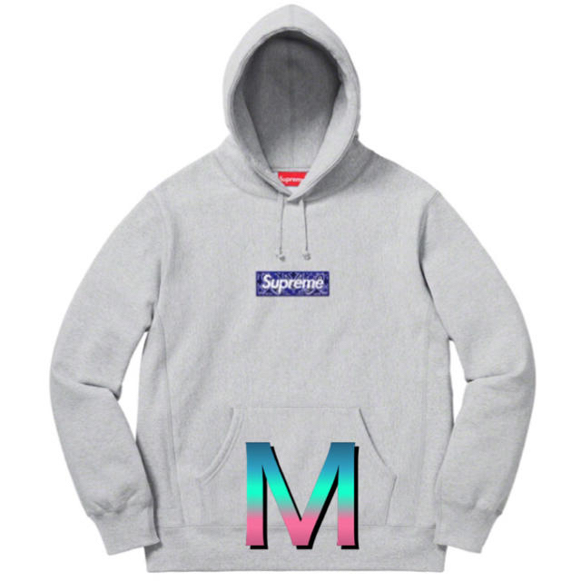 Supreme Bandana Box Logo Hooded ボックスロゴ M