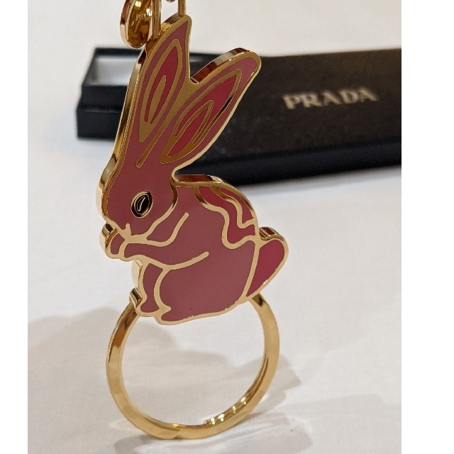 PRADA(プラダ)の★☆PRADA☆★プラダ　うさぎ　キーリング　チャーム レディースのファッション小物(キーホルダー)の商品写真