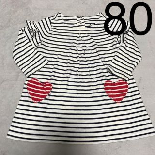 ベビーギャップ(babyGAP)のbaby GAP ボーダーワンピース　チュニック(ワンピース)