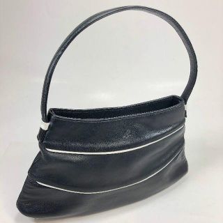 アニエスベー(agnes b.)の【美品】アニエスベーボヤージュ ハンドバッグ 黒・白(ハンドバッグ)