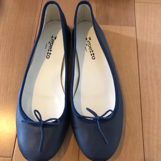 レペット(repetto)のレペット 40ネイビーのバレーシューズ 新品未使用(バレエシューズ)