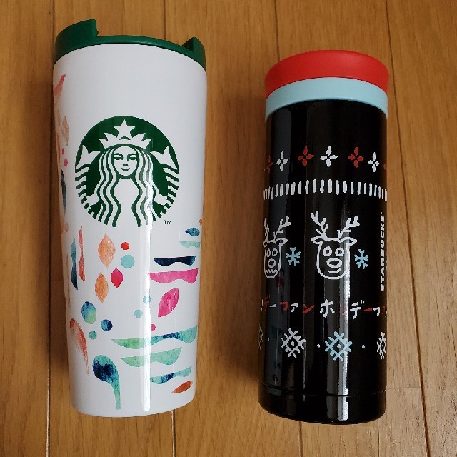 Starbucks Coffee(スターバックスコーヒー)のumeさま専用！スターバックス ステンレスタンブラー2個セット インテリア/住まい/日用品のキッチン/食器(タンブラー)の商品写真