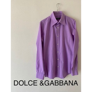 ドルチェアンドガッバーナ(DOLCE&GABBANA)のドルガバ パープルシャツ(シャツ)