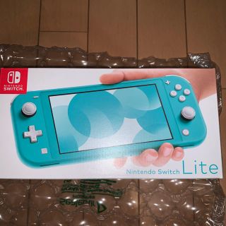 ニンテンドースイッチ(Nintendo Switch)の新品未使用　ニンテンドースイッチライト　ターコイズ(携帯用ゲーム機本体)