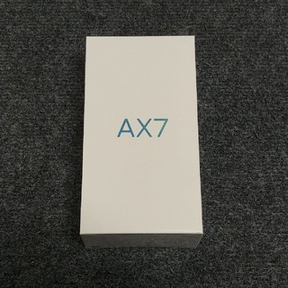 【新品未開封】OPPO AX7 ゴールド(スマートフォン本体)