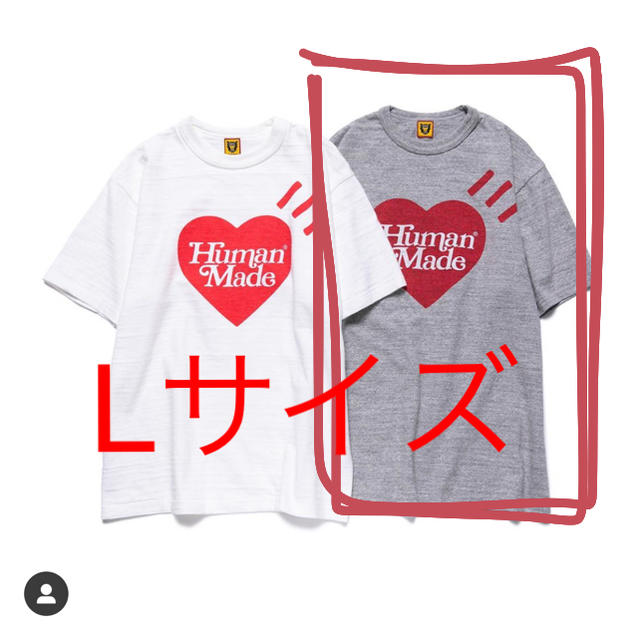 human made gdc L メンズのトップス(Tシャツ/カットソー(半袖/袖なし))の商品写真