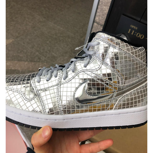 25.5cm AIR JORDAN 1 mid SE discoball