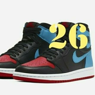 ナイキ(NIKE)のNIKE WMNS JORDAN 1 CHICAGO to UNC 26(スニーカー)