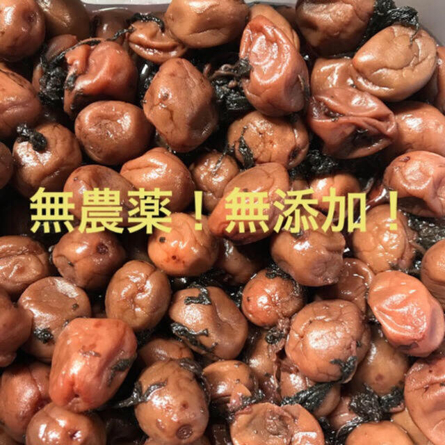 無農薬　無添加！自家製　梅干し　小粒サイズ　300g 食品/飲料/酒の加工食品(漬物)の商品写真