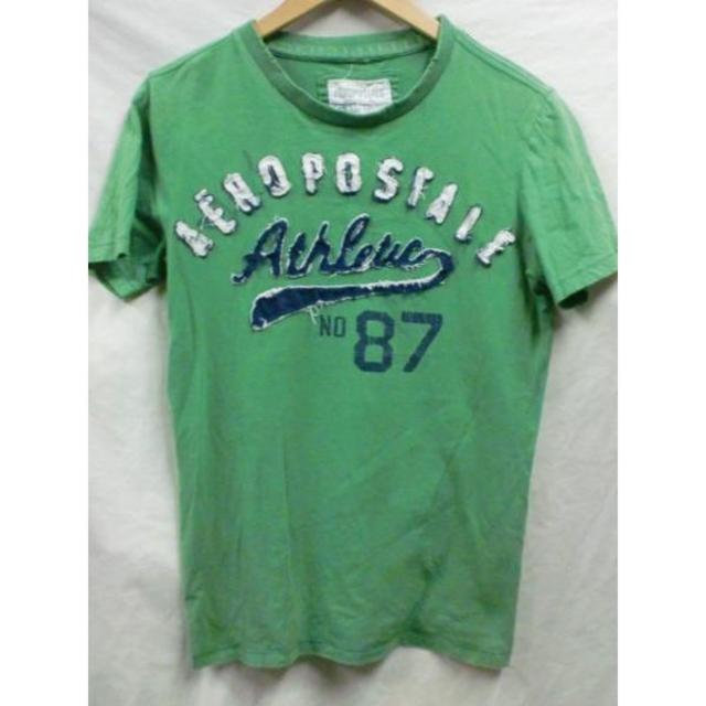 AEROPOSTALE(エアロポステール)の匿名即日発可AEROPOSTALEグリーンTシャツブランドgoodデザインXS  メンズのトップス(Tシャツ/カットソー(半袖/袖なし))の商品写真