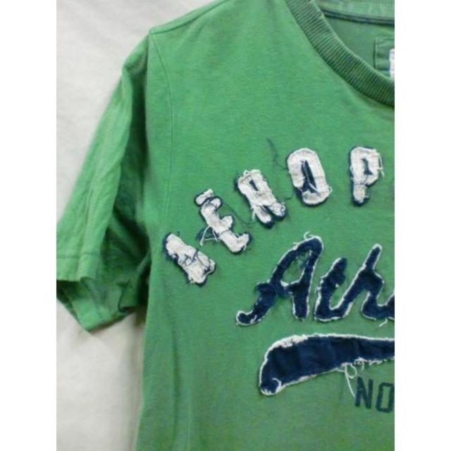 AEROPOSTALE(エアロポステール)の匿名即日発可AEROPOSTALEグリーンTシャツブランドgoodデザインXS  メンズのトップス(Tシャツ/カットソー(半袖/袖なし))の商品写真