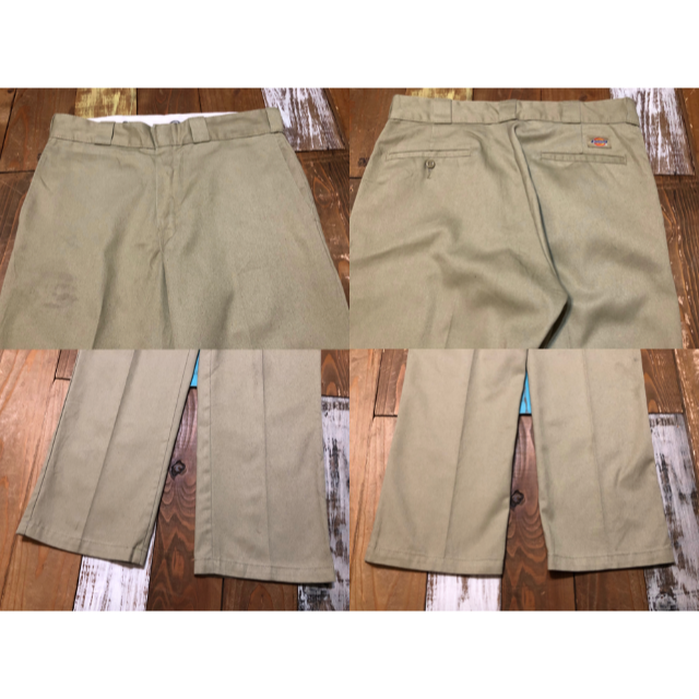 Dickies(ディッキーズ)の３００１４　アメリカ 輸入 USED ディッキーズ　８７４　カーキ　W３３ メンズのパンツ(ワークパンツ/カーゴパンツ)の商品写真