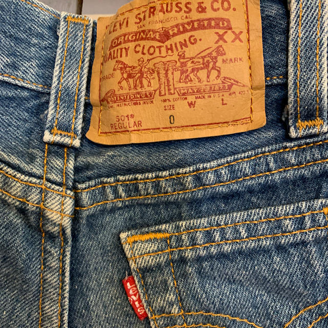 Levi's(リーバイス)のVintage Levi’s 501 made in U.S.A.  キッズ/ベビー/マタニティのベビー服(~85cm)(パンツ)の商品写真