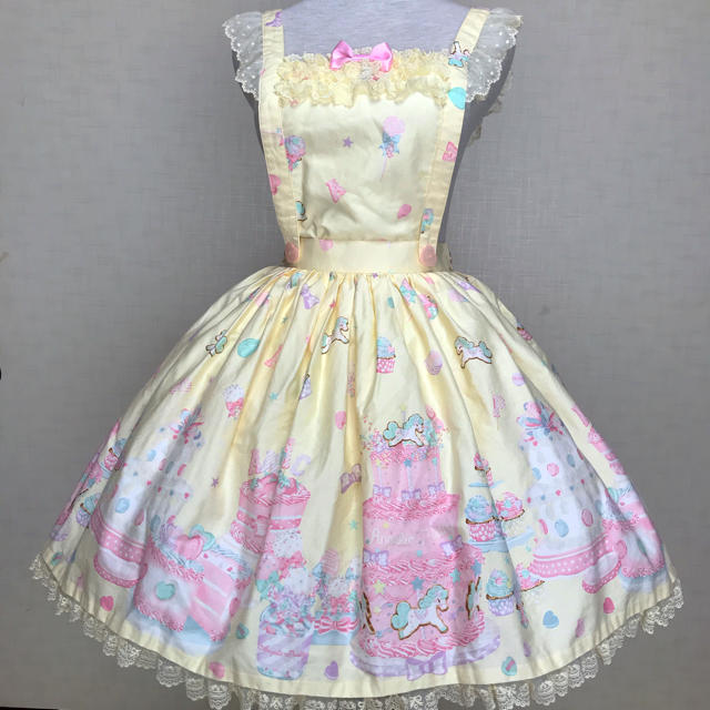 Angelic Pretty デコレーションドリーム SK - ひざ丈スカート