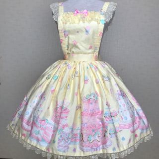 アンジェリックプリティー(Angelic Pretty)のAngelic Pretty デコレーションドリーム SK(ひざ丈スカート)