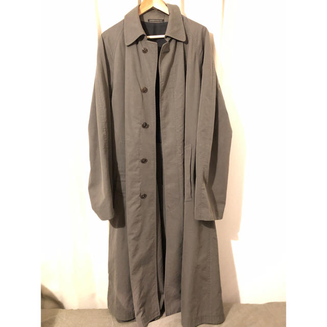 Yohji Yamamoto - ヨウジヤマモト ステンカラーコート バルマカーン ...