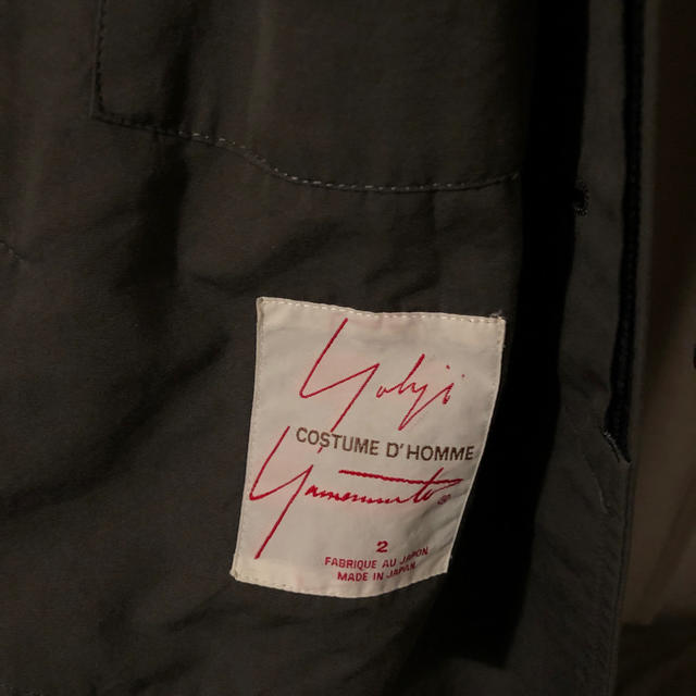 Yohji Yamamoto(ヨウジヤマモト)のヨウジヤマモト　ステンカラーコート　バルマカーン　ミリタリー  メンズのジャケット/アウター(ステンカラーコート)の商品写真