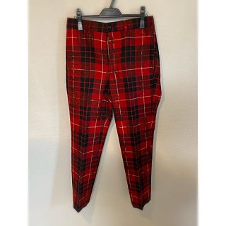 美品 コムデギャルソン COMME des GARCONS チェック パンツ