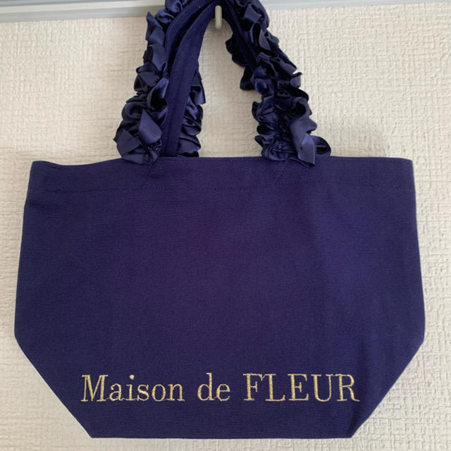 Maison de FLEUR - 【値下げ】Maison de FLEUR フリルハンドルトートSバッグの通販 by np22｜メゾンド