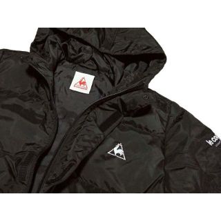 ルコックスポルティフ(le coq sportif)の新品未使用　ルコックle coq sportif　ロングダウンコート黒Oサイズ(ダウンジャケット)