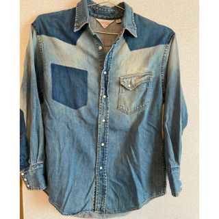 アメリカーナ(AMERICANA)のAmericana☆vintage風シャンブレBIGシルエットのシャツ♡(シャツ/ブラウス(長袖/七分))