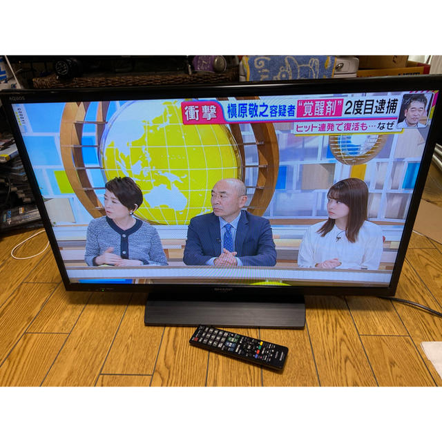 シャープ 外付けHDD録画対応 32インチ 型 LEDバックライト 液晶テレビ ...