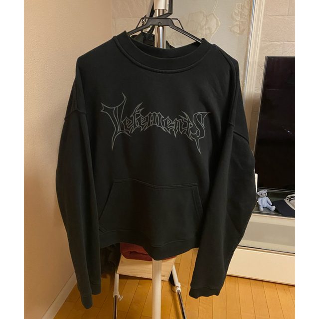 VETEMENTS リバーシブル メタルロゴ チャンピオン パーカー XS - トップス VETEMENTS リバーシブル メタルロゴ チャンピオン パーカー XS - トップス