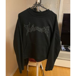 最安値　vetements ヴェトモン　メタルロゴ　リバーシブル スウェット