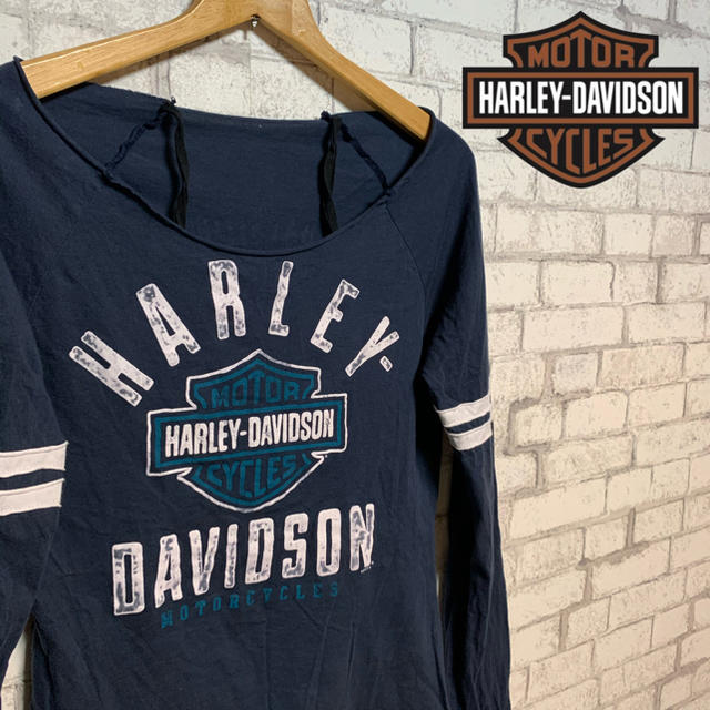 Harley Davidson(ハーレーダビッドソン)のHARLEY DAVIDSON ハーレーダビッドソン/ロンT レア レディースのトップス(Tシャツ(長袖/七分))の商品写真