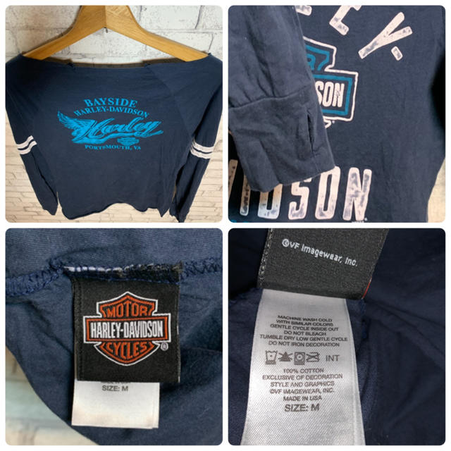 Harley Davidson(ハーレーダビッドソン)のHARLEY DAVIDSON ハーレーダビッドソン/ロンT レア レディースのトップス(Tシャツ(長袖/七分))の商品写真