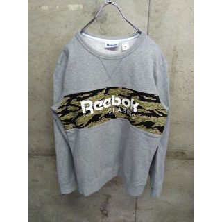 リーボック(Reebok)のReebok　CLASSIC　リーボック　霜降りスウェット　タイガーカモ　ロゴ(スウェット)