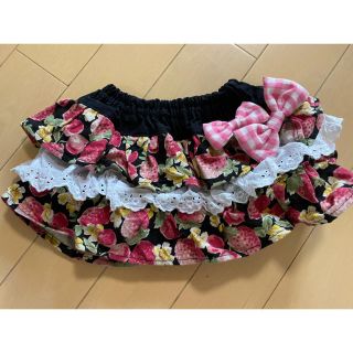 ♡美品♡イチゴ柄スカート風(70.80.90.95)  春デザイン(スカート)