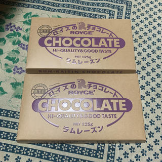 ROYCE 板チョコレート ラムレーズン 2枚(菓子/デザート)