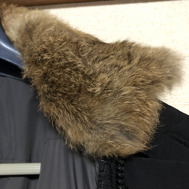 【送料無料】SHIPSシップス モッズコート 黒ブラック ラビットファー 8