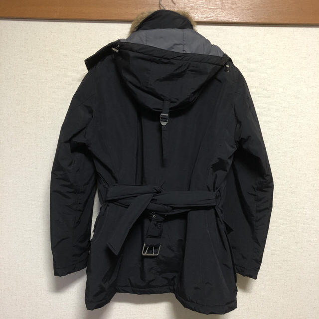 【送料無料】SHIPSシップス モッズコート 黒ブラック ラビットファー 2