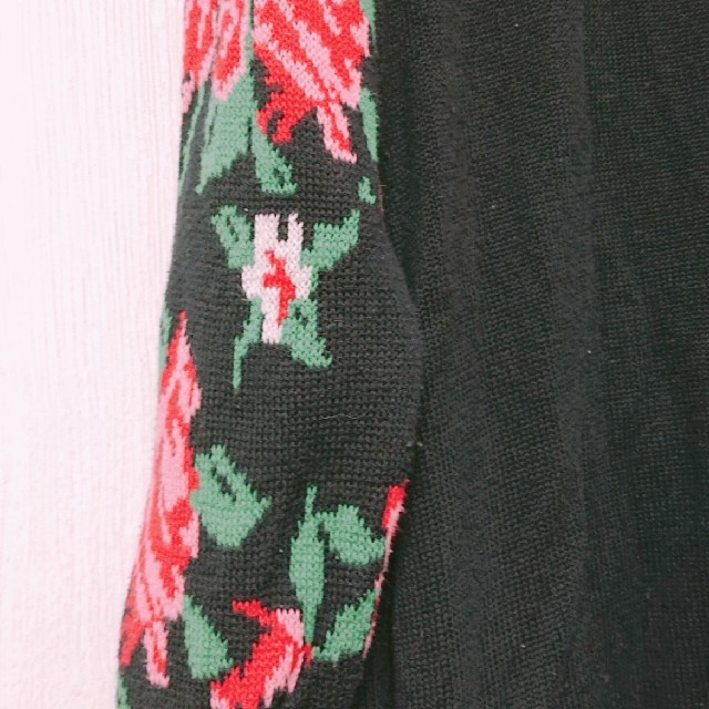 JEANASIS(ジーナシス)のジーナシス 花柄ニット レディースのトップス(ニット/セーター)の商品写真