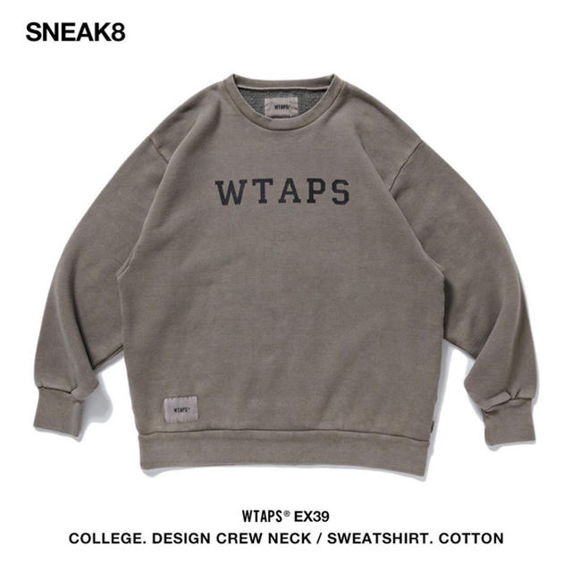 W)taps(ダブルタップス)のWTAPS COLLEGE DESIGN CREWNECK  メンズのトップス(スウェット)の商品写真