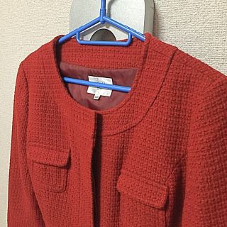 マリクレール(Marie Claire)の美品 ノーカラーコート(ロングコート)