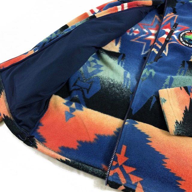 POLO RALPH LAUREN(ポロラルフローレン)のポロ ラルフローレンフリースジャケット(L)青 ネイティブ190131 メンズのジャケット/アウター(その他)の商品写真
