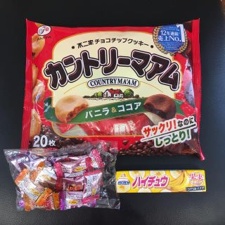 カントリーマアム、ハイチュウ、アンパンマンの飴(菓子/デザート)