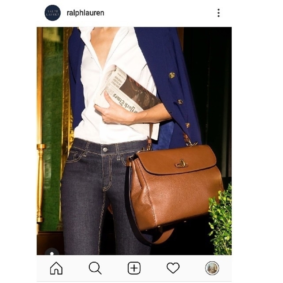 Ralph Lauren(ラルフローレン)のRALPH LAUREN Tiffin レディースのバッグ(ハンドバッグ)の商品写真