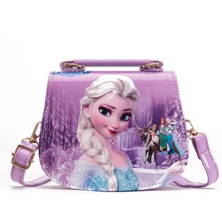 ディズニー(Disney)のぎも様専用　アナと雪の女王⭐︎可愛いエルサのショルダーバッグ⭐︎パープル２つ(その他)