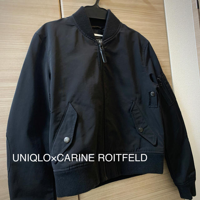 UNIQLO(ユニクロ)の【新品/未使用】UNIQLO×CARINE ROITFELD＊コラボブルゾン レディースのジャケット/アウター(ブルゾン)の商品写真
