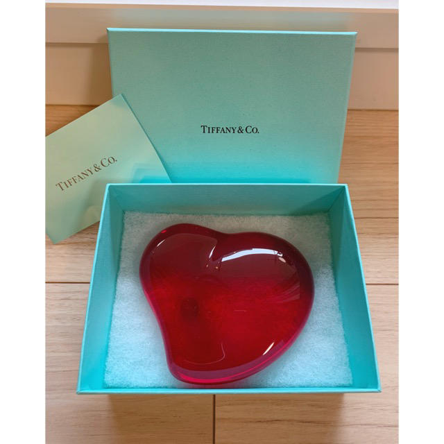 Tiffany & Co. - 【新品】Tiffany ハートのクリスタルペーパー Tiffany & Co. - 【新品】Tiffany ハートのクリスタルペーパー