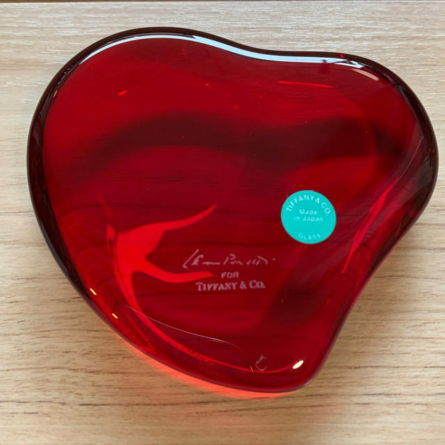Tiffany & Co. - 【新品】Tiffany ハートのクリスタルペーパー Tiffany & Co. - 【新品】Tiffany ハートのクリスタルペーパー